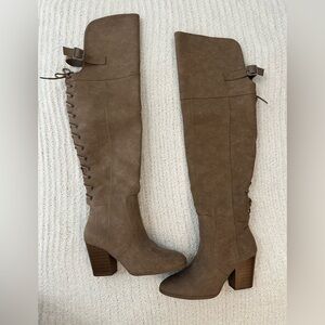 Jasmine Brown Over-the-Knee Boots